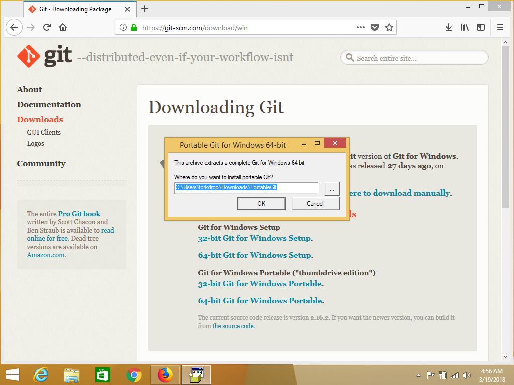 git standalone extract